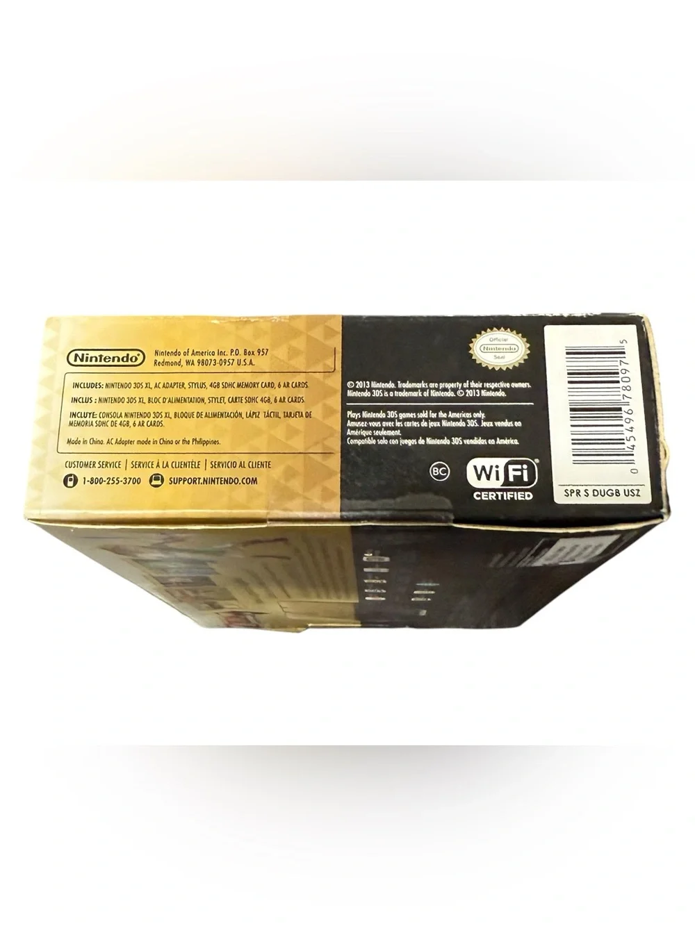 Nintendo 3ds XL Zelda A Link Between Worlds System BOX ONLY Insert AR Cards
